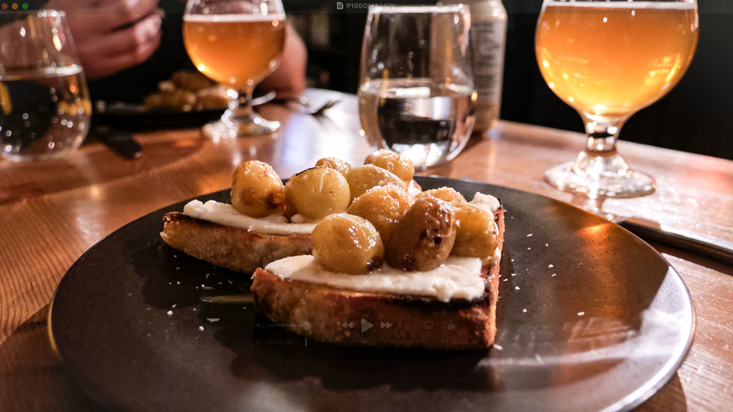 Ricotta Toast at The Bison - Banff Dining
