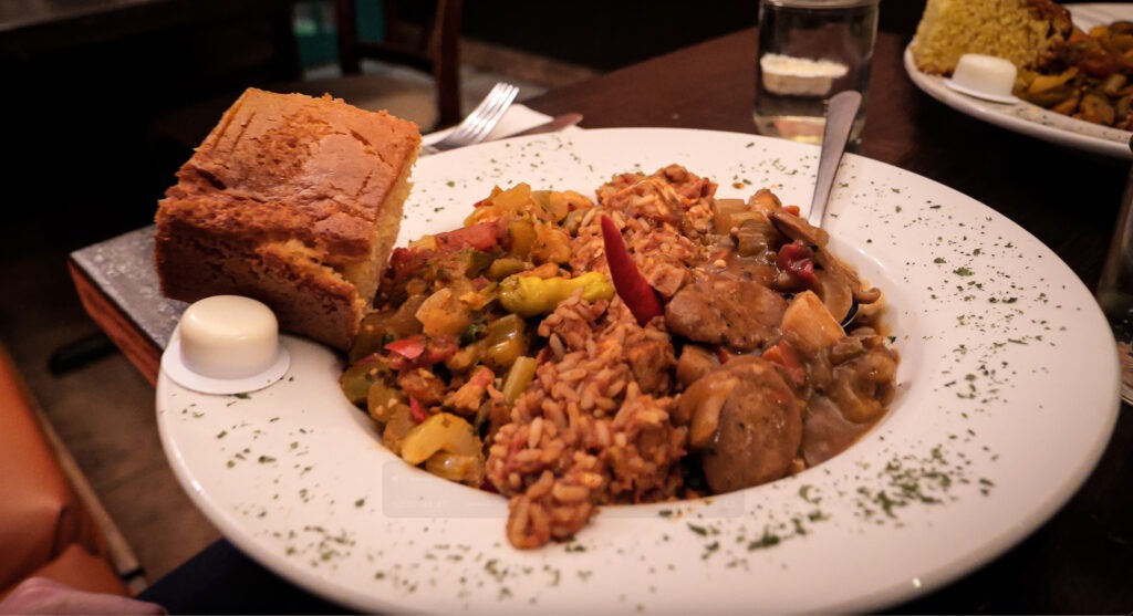 Tooloulous - Taste of N'awlins Bowl - Banff Dining Guide