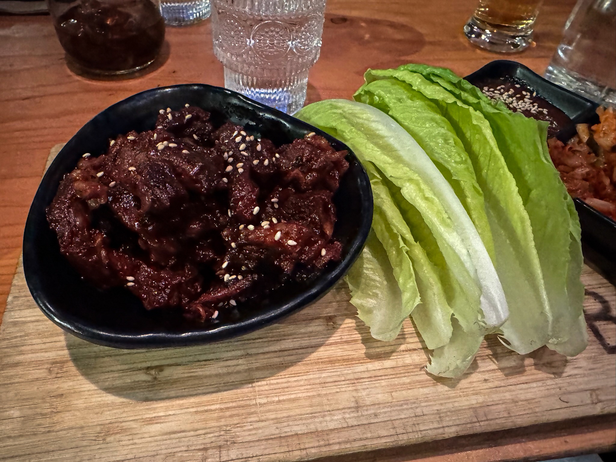 Lettuce Wraps at Block - Banff Food