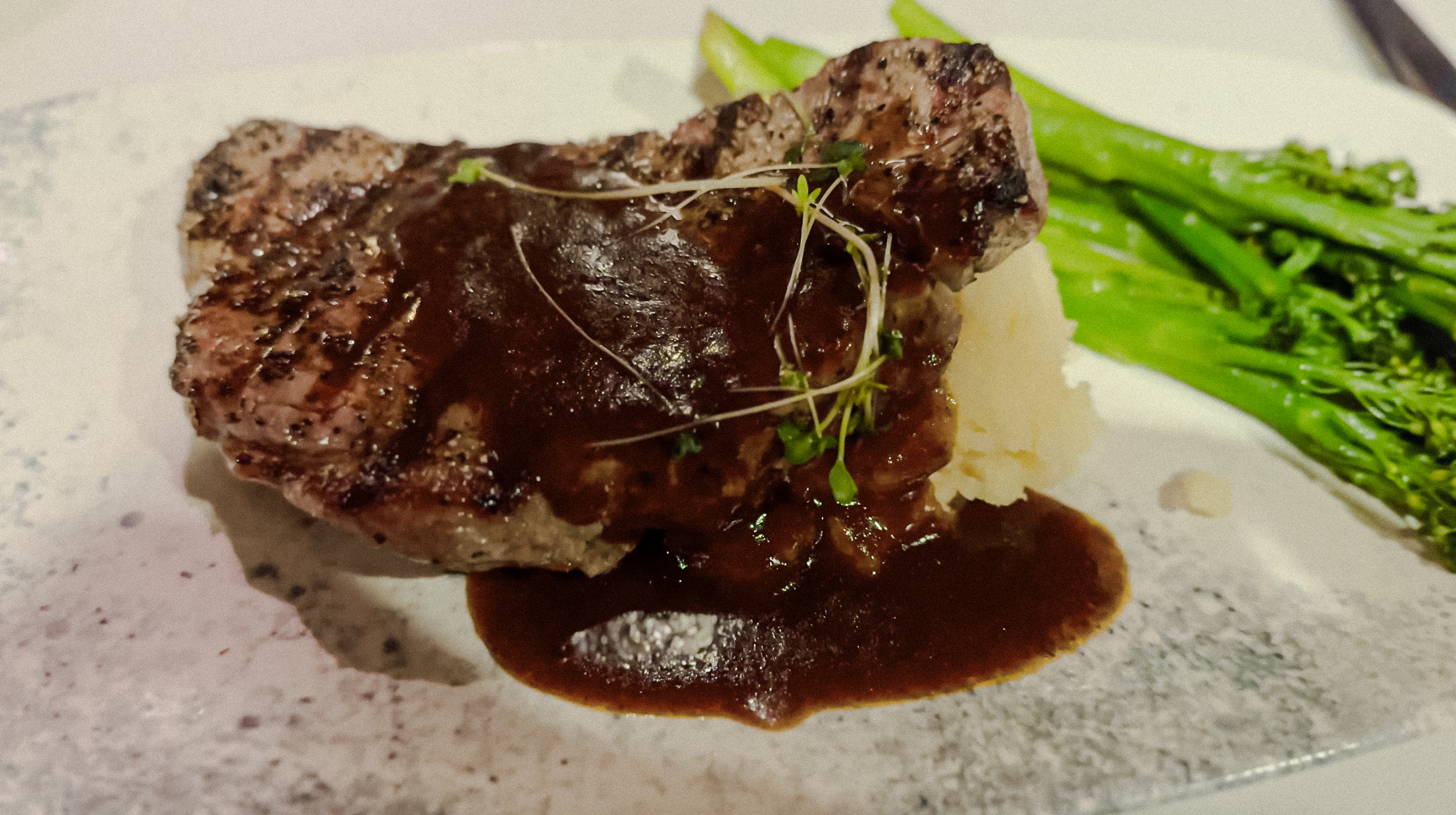 Striploin at The Maple Leaf - Banff Dining